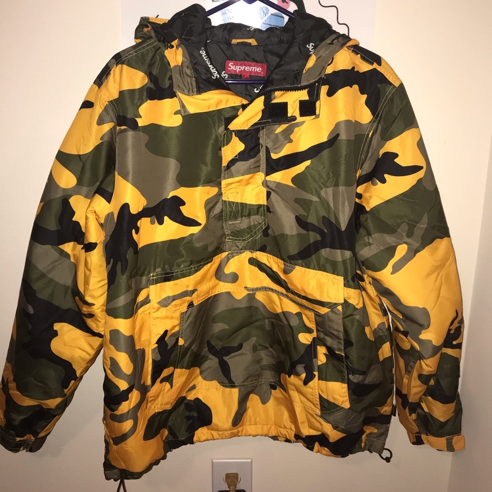 Supreme Brooklyn Camo quarter zip pullover